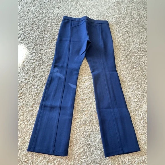 NWT TORY BURCH BLUE STRETCH PANTS Size XS - Picture 8 of 13